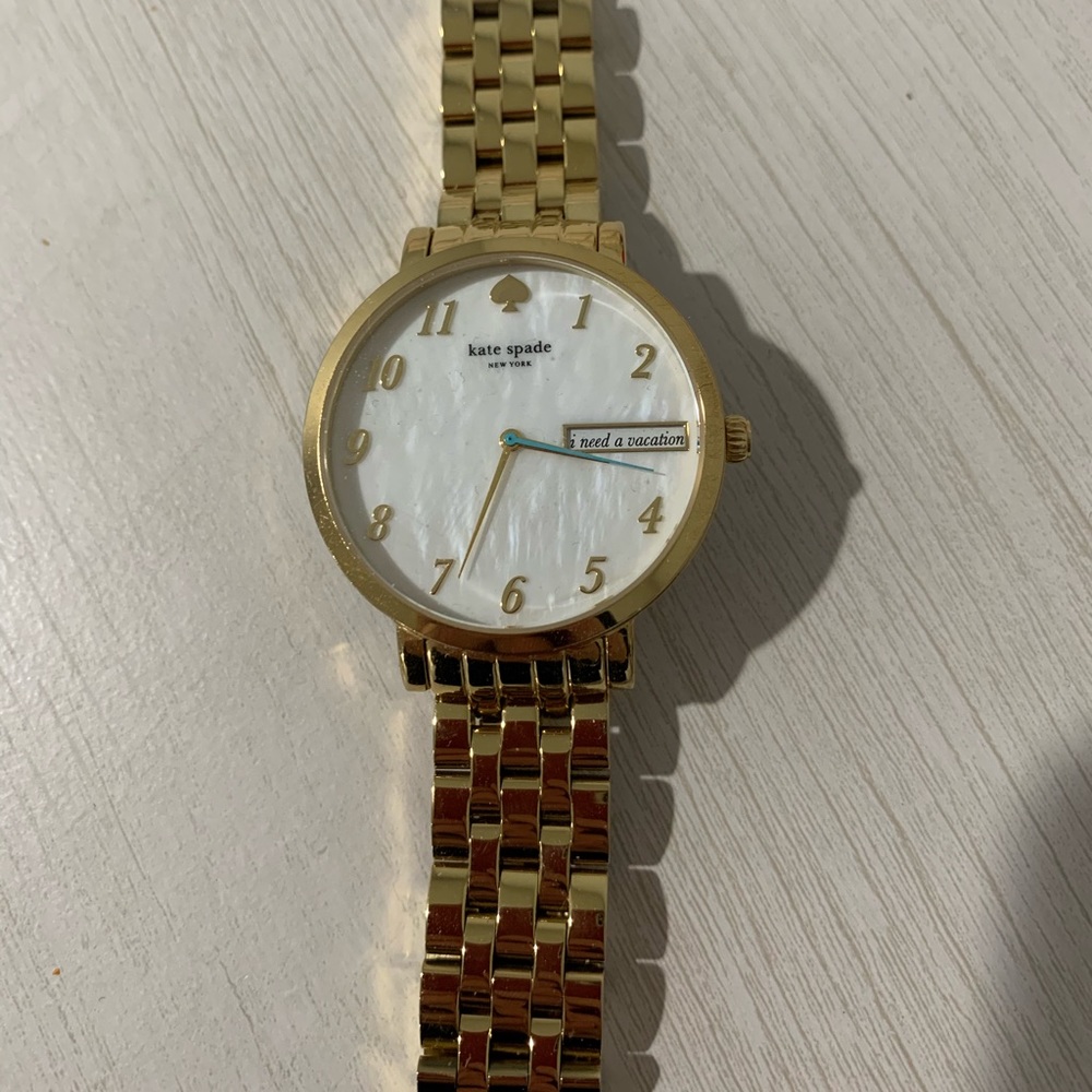 Kate Spade Gold Chain Link Watch